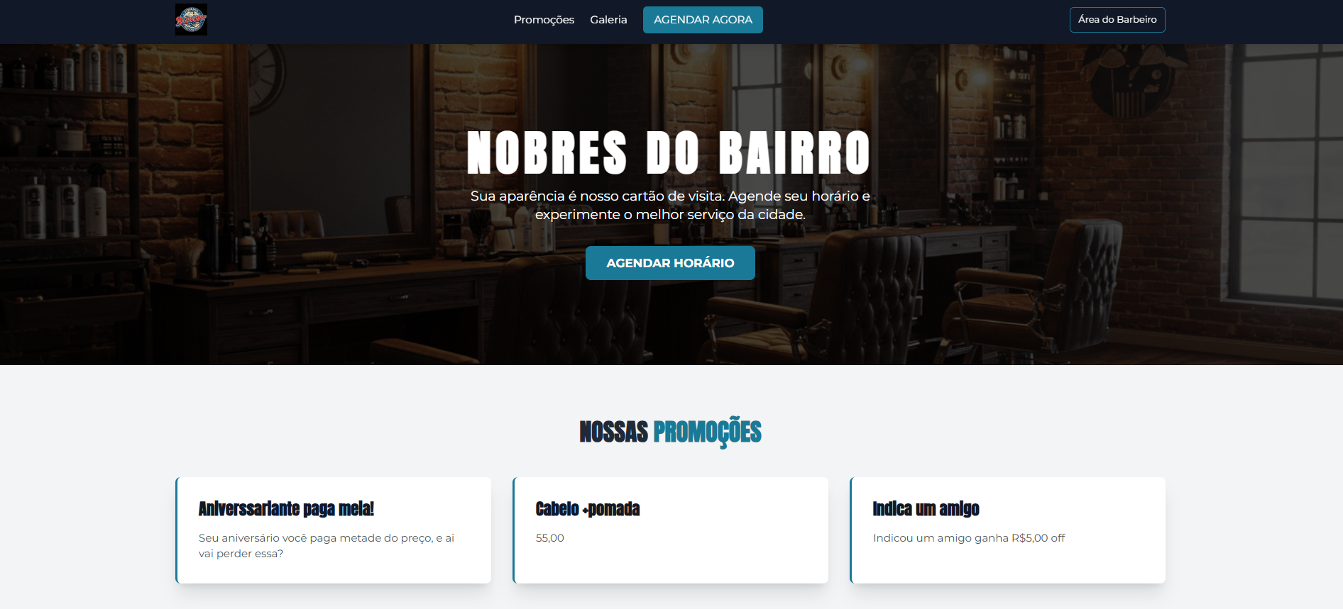 Portal de Agendamentos para Barbearias